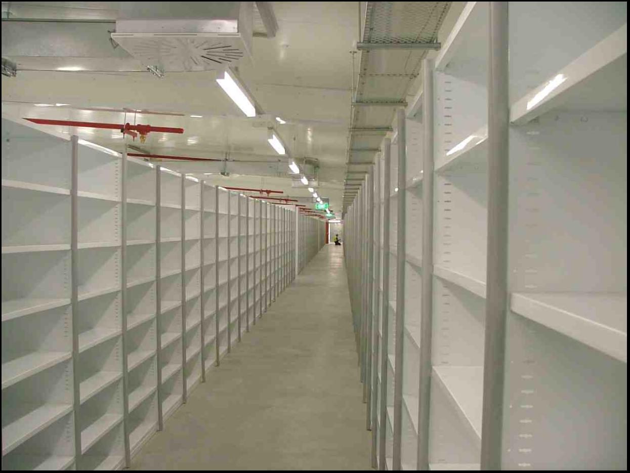 WSRC Historical Photos - Stage 6 records storage before it was filled