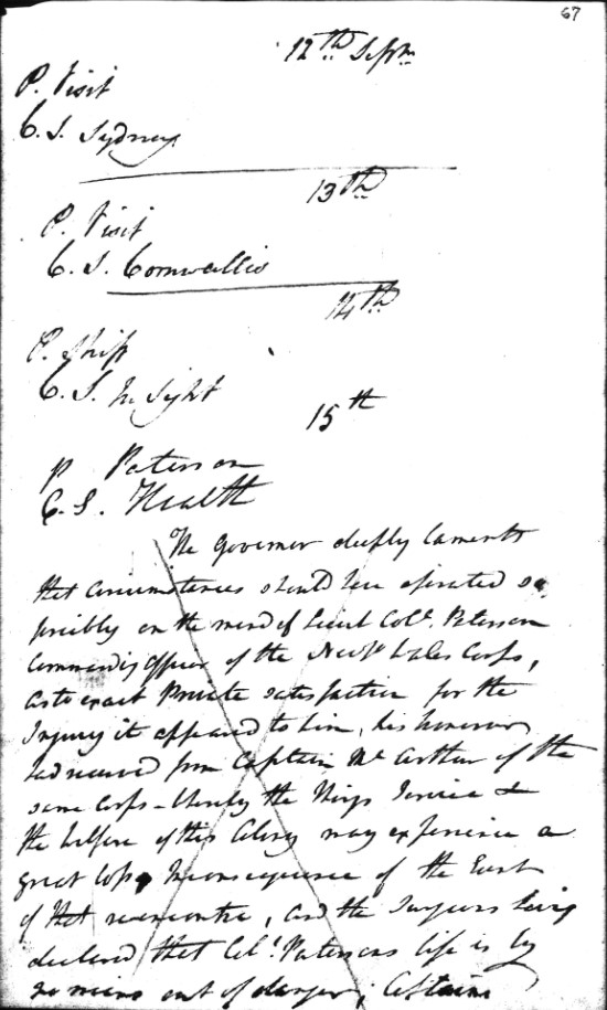 General Orders re duel between Lieutenant Colonel Paterson and Macarthur INX-99-81351 (1 of 2)