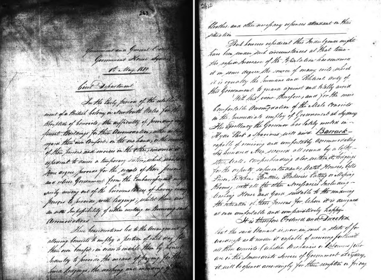 Rules and regulations for the management of new convict barracks, Hyde Park Reel 6048 [4/1742], pp.263-292