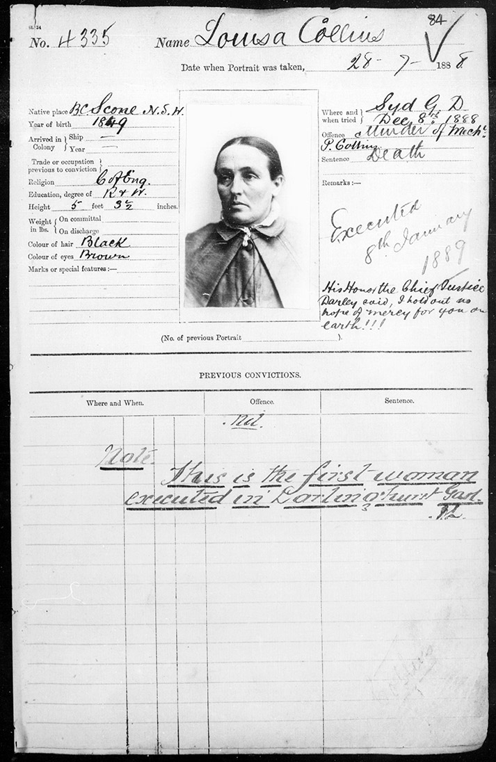 Darlinghurst Gaol Photo Louisa Collins, 1888. Digital ID 2138_a006_a00603_6050000084r