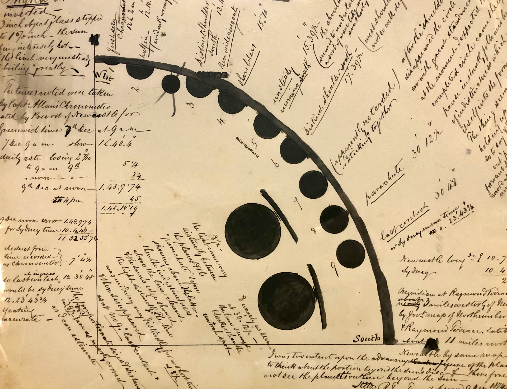 Transit of Venus, 1874. NRS-22146-5-1