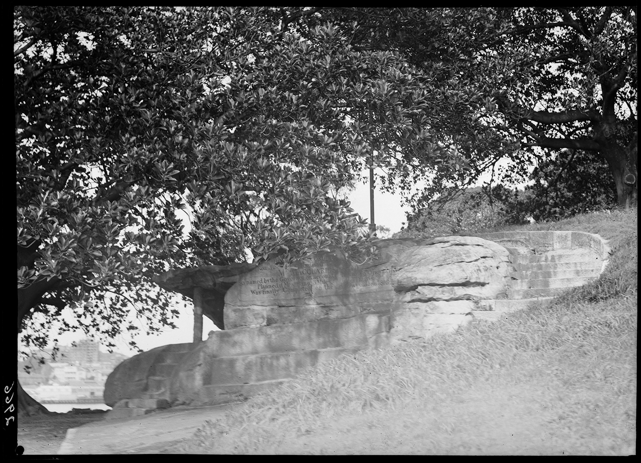 Mrs Macquarie's Chair (undated). NRS-9856-2-156-2966A Mrs Macquarie's Chair (undated). NRS-9856-2-156-2966A
