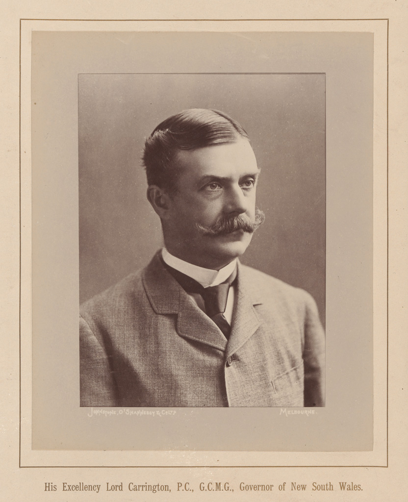 His Excellency Lord Carrington, Governor of New South Wales, 1888. Digital ID NRS13886-X753_a110_000039