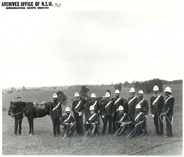 Soldiers and horse – possibly Sudan contingent. Digital ID 4481_a026_000695 Soldiers and horse – possibly Sudan contingent. Digital ID 4481_a026_000695