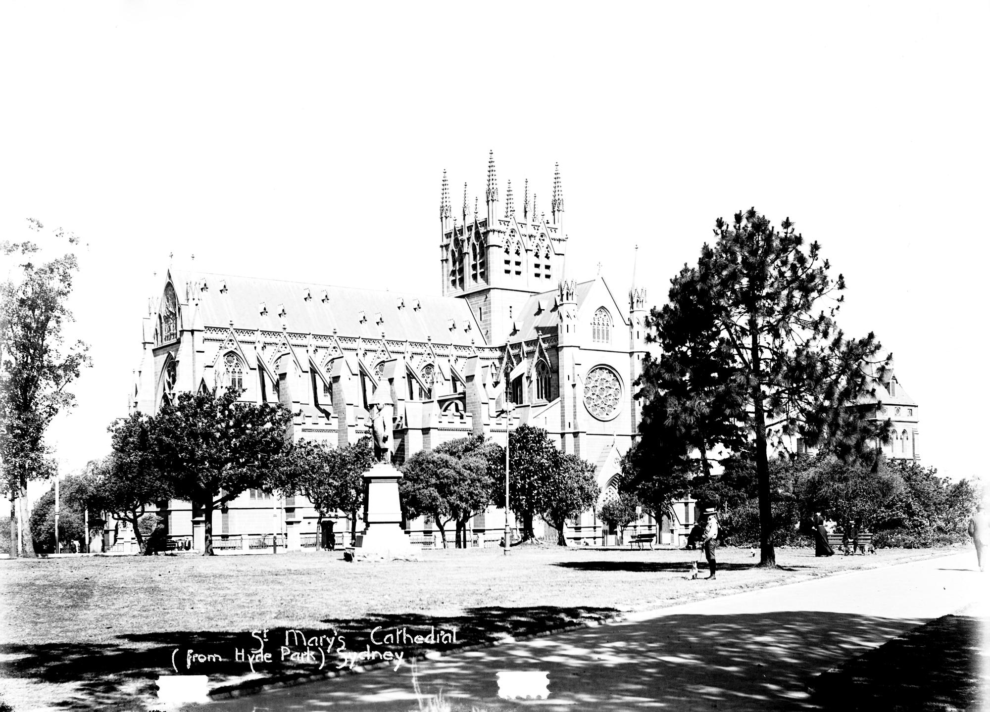 St Marys Cathedral c.1908. Digital ID 18526_a024_000113 St Marys Cathedral c.1908. Digital ID 18526_a024_000113