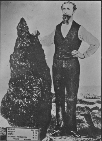 Beyer Holtermann nugget, Hill End 1929. NRS-4481-3-[7/16012]-St13303