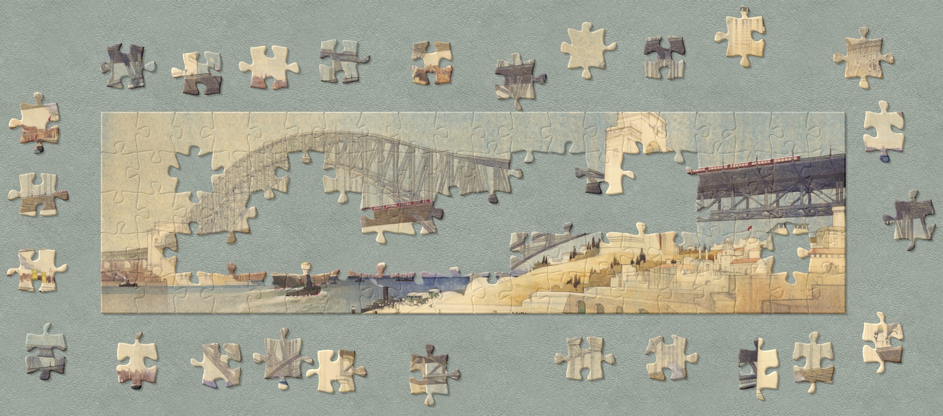 Sydney Harbour Bridge jigsaw Sydney Harbour Bridge jigsaw