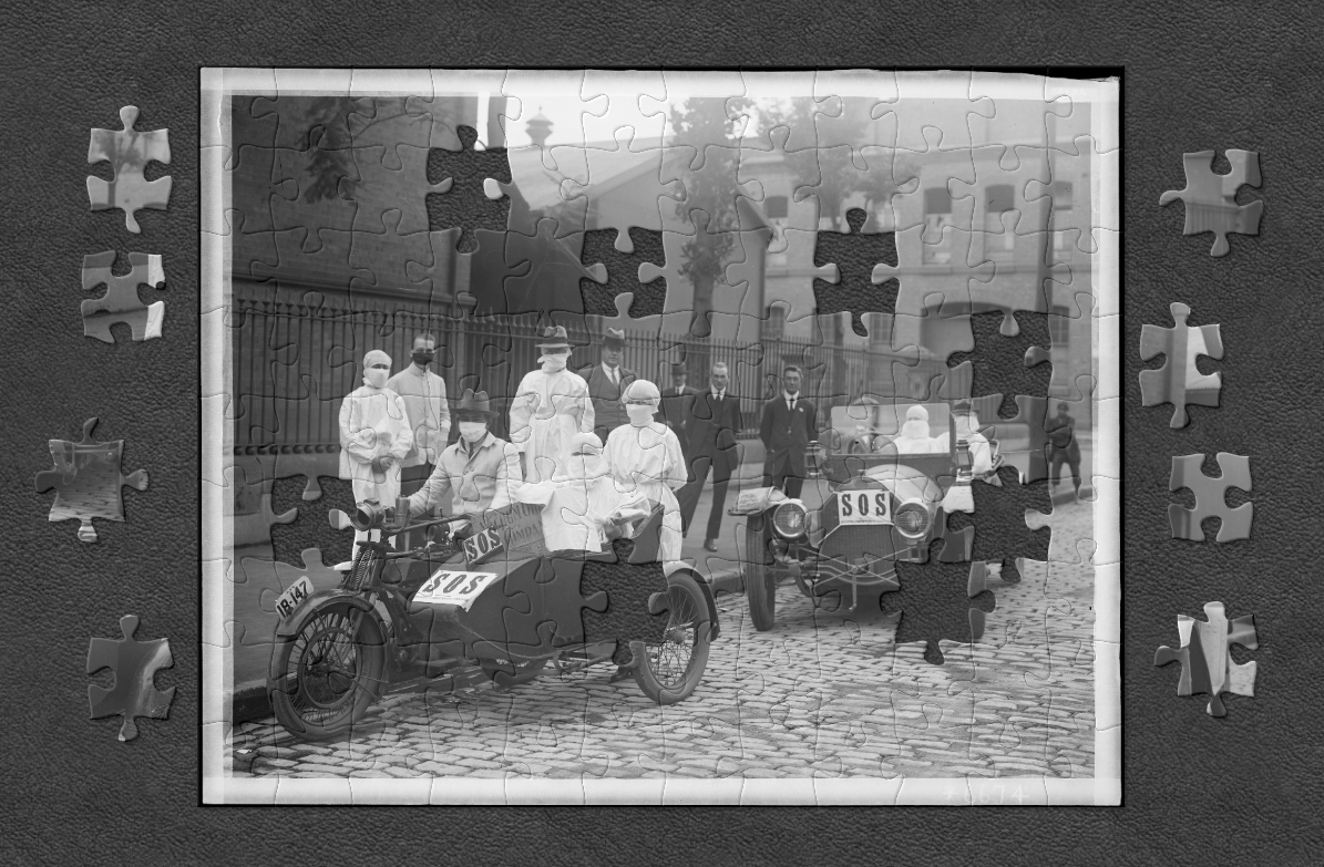 Nurses during flu epidemic