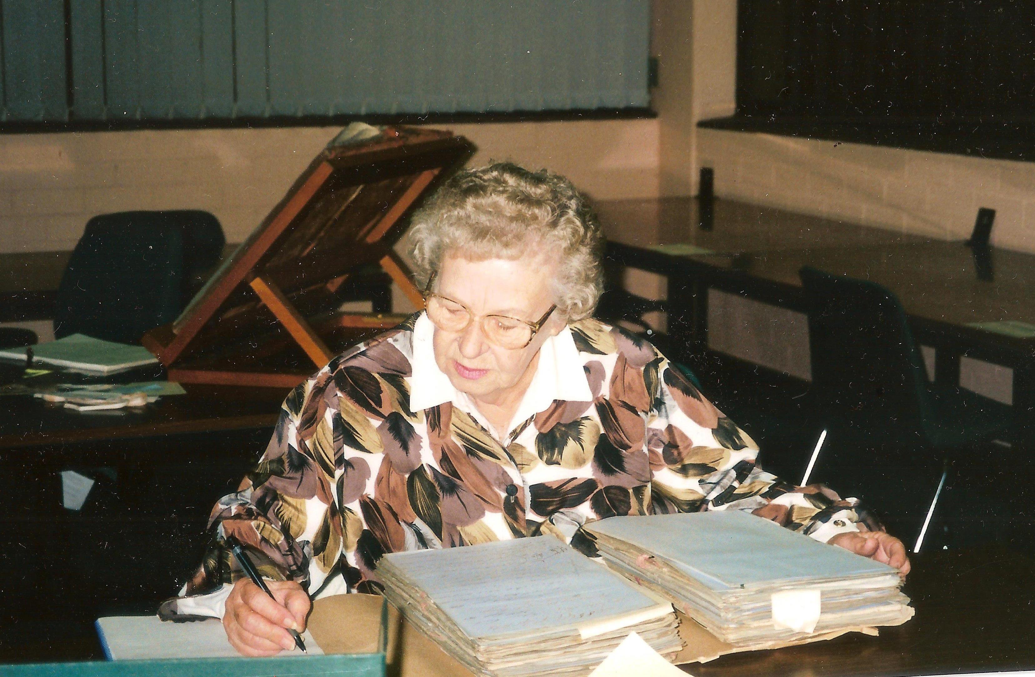 Joan Reese at NSW State Archives Joan Reese at NSW State Archives