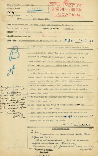 Binnaway Public School Pre-1939