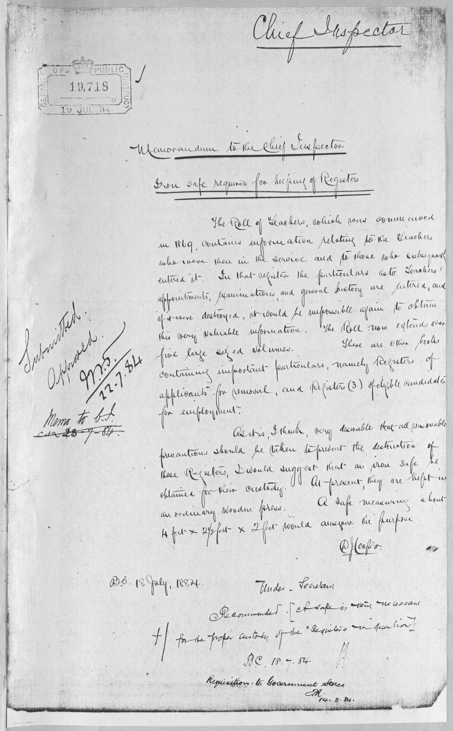 NRS 4073, Teachers' rolls 1869-1908