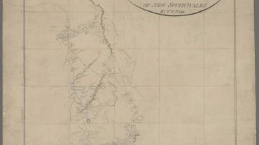 Surveyor General Crown Plans: Chart of Oxley’s party’s tract on discovery to the westward of New South Wales (Lachlan and Macquarie Rivers), 1817 I.537v NRS 13859 SZ209