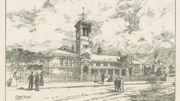 Undated sketch of Croydon Pubic School NRS-15051-1-10-[531]-9