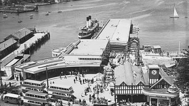 Manly Wharf under construction, 1940. Digital ID 9856_a017_A017000126