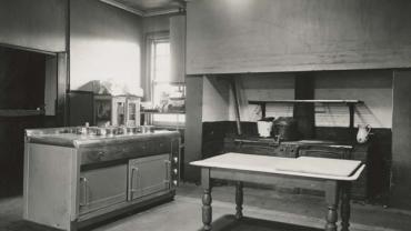 Cootamundra Railway Refreshment Room - kitchen area , 7 Aug 1951. Digital ID 17420_a014_a014000055
