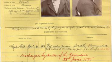 George Dean, 1895, Darlinghurst Gaol. Digital ID 2138_a006_a00603_6058000072r George Dean, 1895, Darlinghurst Gaol. Digital ID 2138_a006_a00603_6058000072r