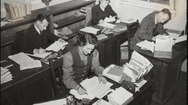 Staff from Blackfriars Correspondence School. NRS-15051-1-9-[501]-7