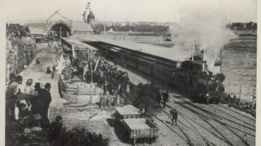Opening of Milsons Point Station, 1 May 1893. Digital ID NRS17420_1066