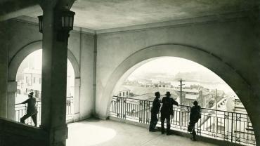 Sydney Harbour Bridge - Arched Openings on Landing - Bridge Stairs, 14 Apr 1932. ID 12685_a007_a00704_8724000165r Sydney Harbour Bridge - Arched Openings on Landing - Bridge Stairs, 14 Apr 1932. ID 12685_a007_a00704_8724000165r