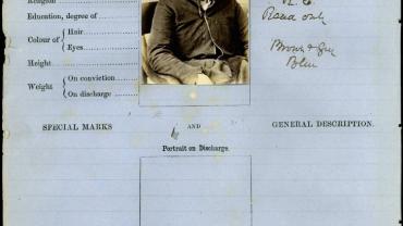 Darlinghurst Gaol, 1875 Photo of Margaret Greenwood (formerly an imperial convict) 1 of 2. Digital ID 2138_a006_a00603_604000061ar