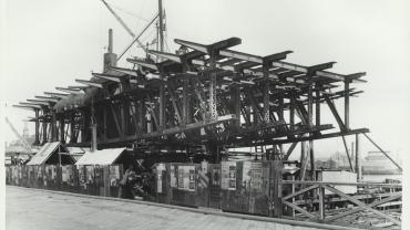 Pyrmont Bridge under construction, Sydney, nd. Digital ID 4481_a026_000899 Pyrmont Bridge under construction, Sydney, nd. Digital ID 4481_a026_000899