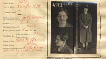 This photo was taken in 1928 when Falleni was about 53 years old. From NRS 2496, 3-6007, photo 741, State Reformatory for Women, Long Bay, Photo decription books.  This photo was taken in 1928 when Falleni was about 53 years old. From NRS 2496, 3-6007, photo 741, State Reformatory for Women, Long Bay, Photo decription books.