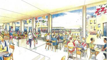 Planning and design perspectives - Dining Complex. NRS15933-8-A3977