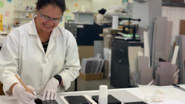 ABTS - Unboxing a glass plate negative ABTS - Unboxing a glass plate negative