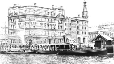 Lady Hopetoun docked at Circular Quay