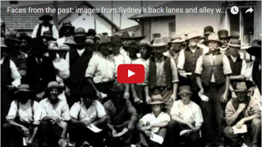 Video Faces from the past - Images from Sydney's back lanes and alley ways 