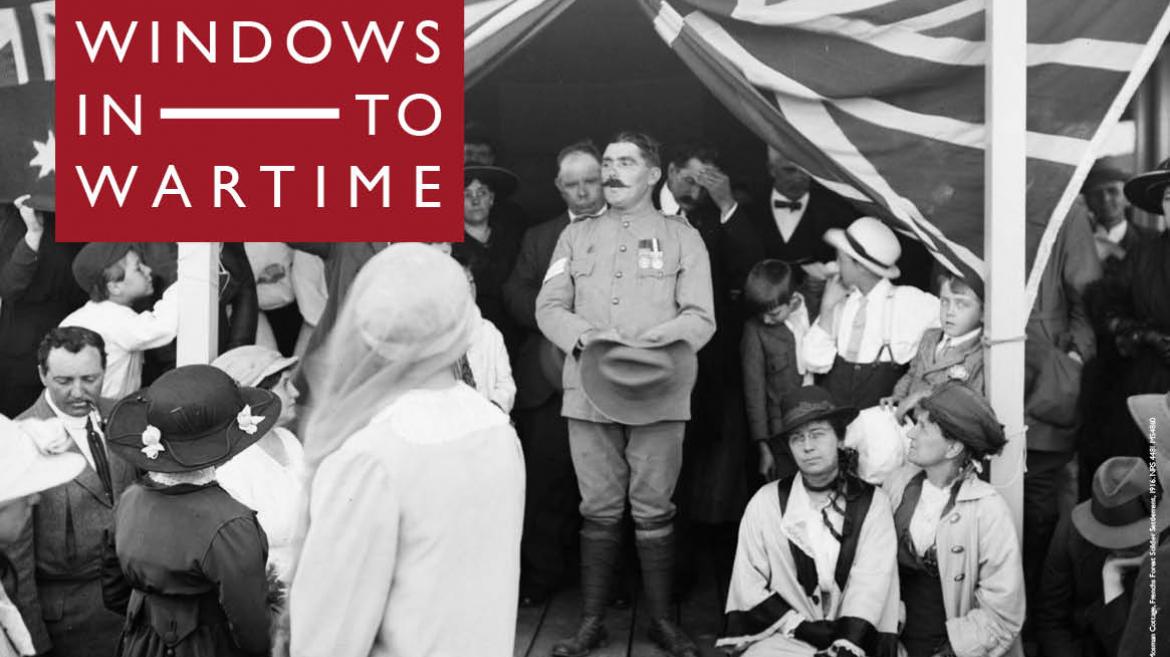 Windows into Wartime exhibition Windows into Wartime exhibition