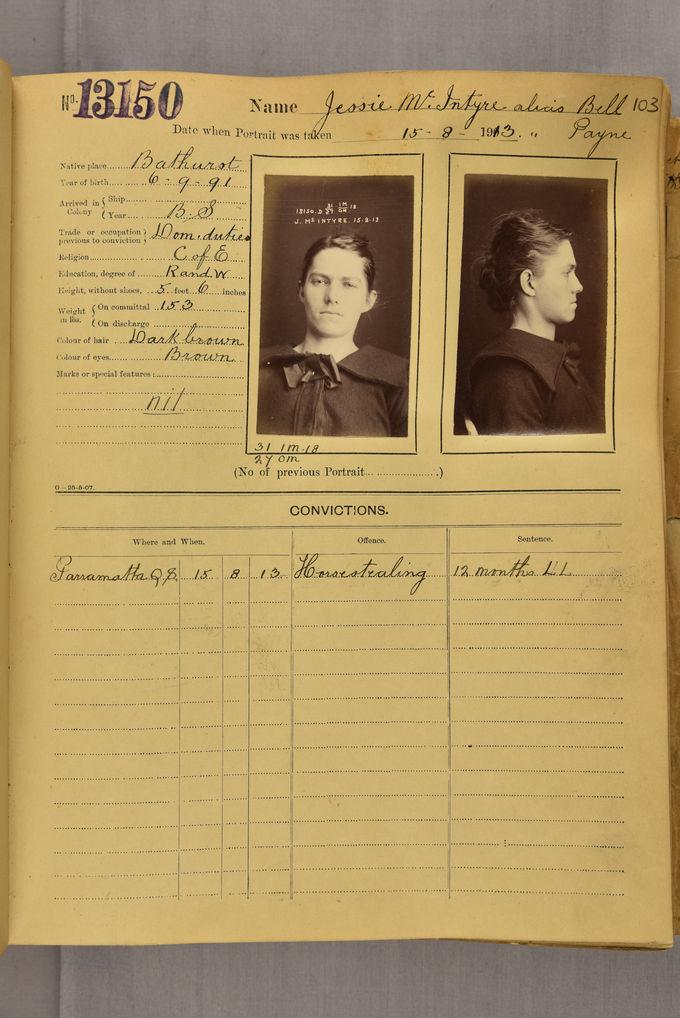 Jessie McIntyre, female bushranger.  DIGITAL ID 2138_a006_a00603_6083000103