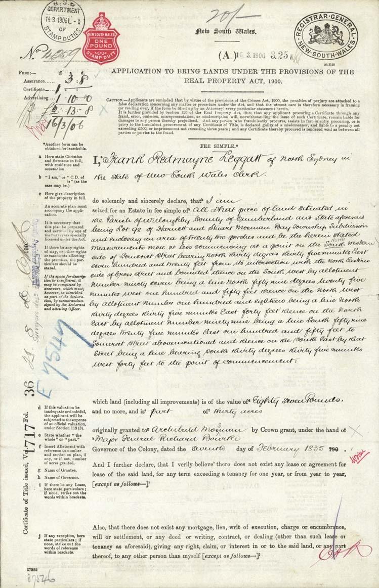 Example from a Primary Application Packet. NRS 17513