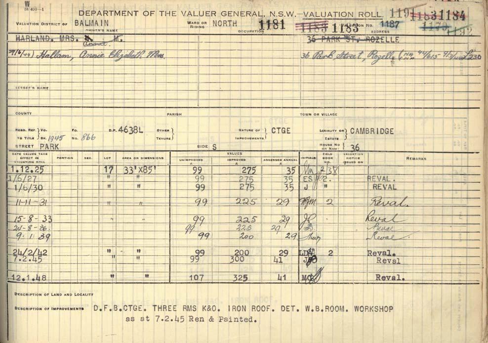 Valuation record from NRS 14465 19-8623