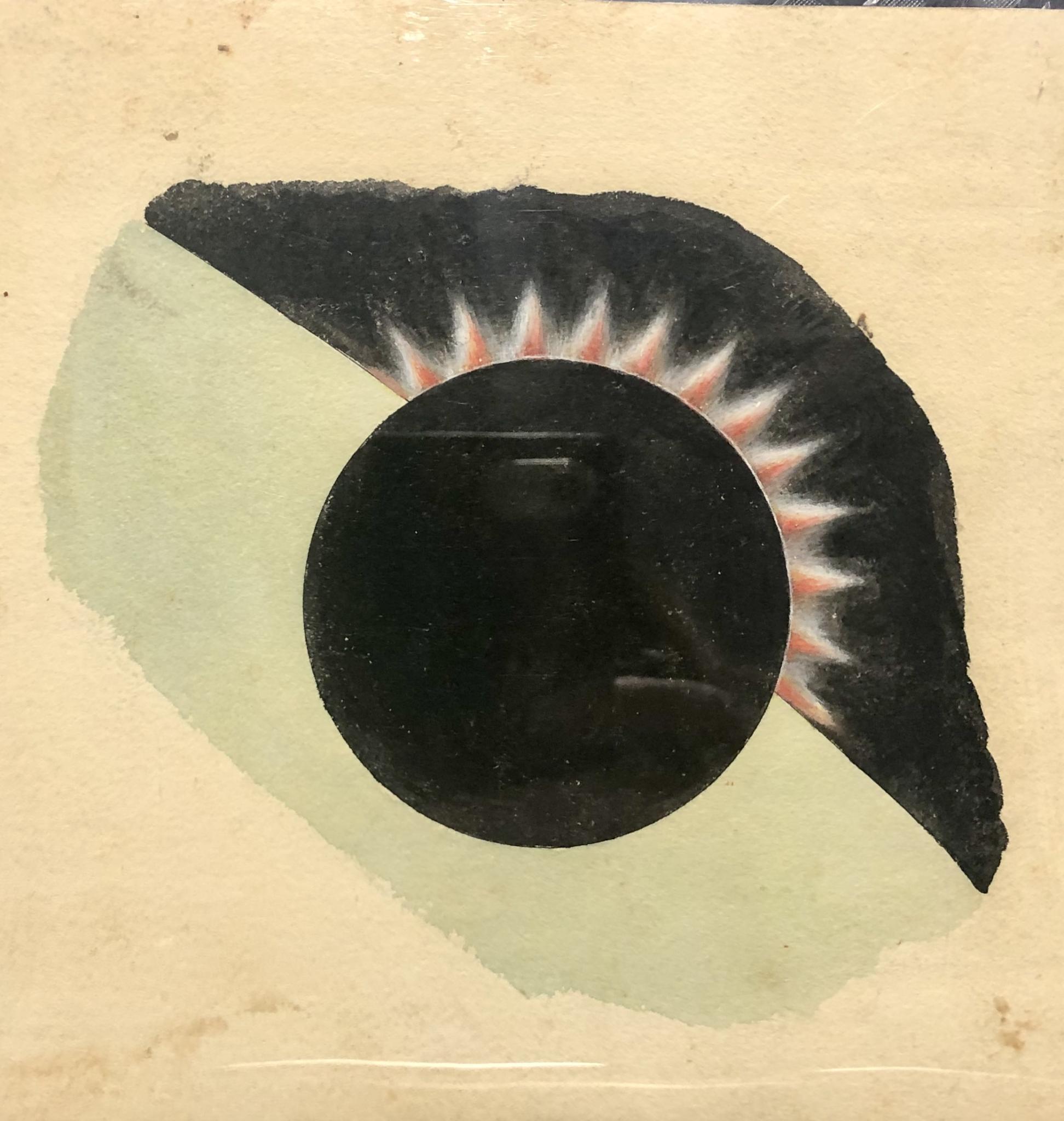 Drawing of the Transit of Venus, 1874. NRS 22146-5-1