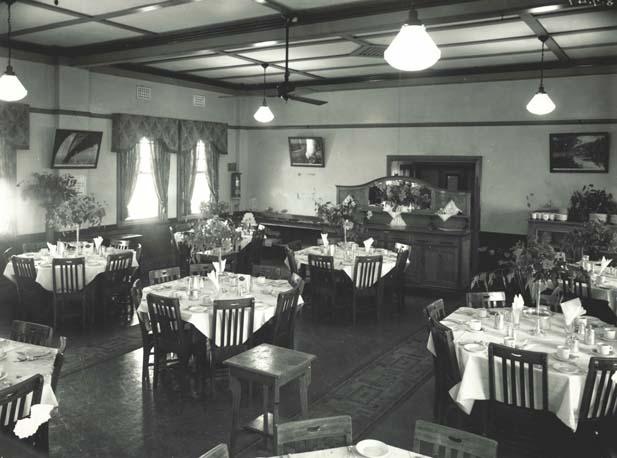 Casino Railway Refreshment Room - dining room, 9 Jul 1947. Digital ID 17420_a014_a014000020