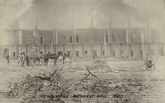 Demolition of Bathurst Gaol, 1880. Digital ID 4346_a020_a020000251