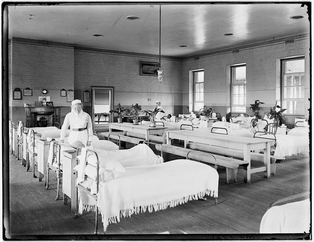 Nurse in Hospital Ward, Liverpool Asylum, n.d. Digital ID NRS4481_7_15880_MS1921