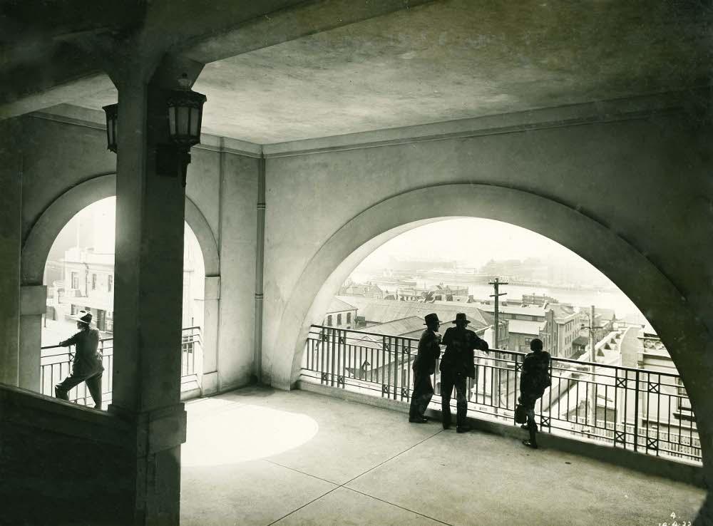 Sydney Harbour Bridge - Arched Openings on Landing - Bridge Stairs, 14 Apr 1932. ID 12685_a007_a00704_8724000165r