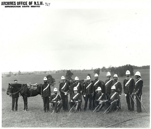 Soldiers and horse – possibly Sudan contingent. Digital ID 4481_a026_000695