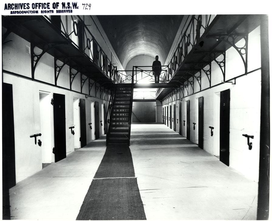 Unidentified Gaol interior possibly Goulburn Gaol, n.d. Digital ID 4481_a026_000677